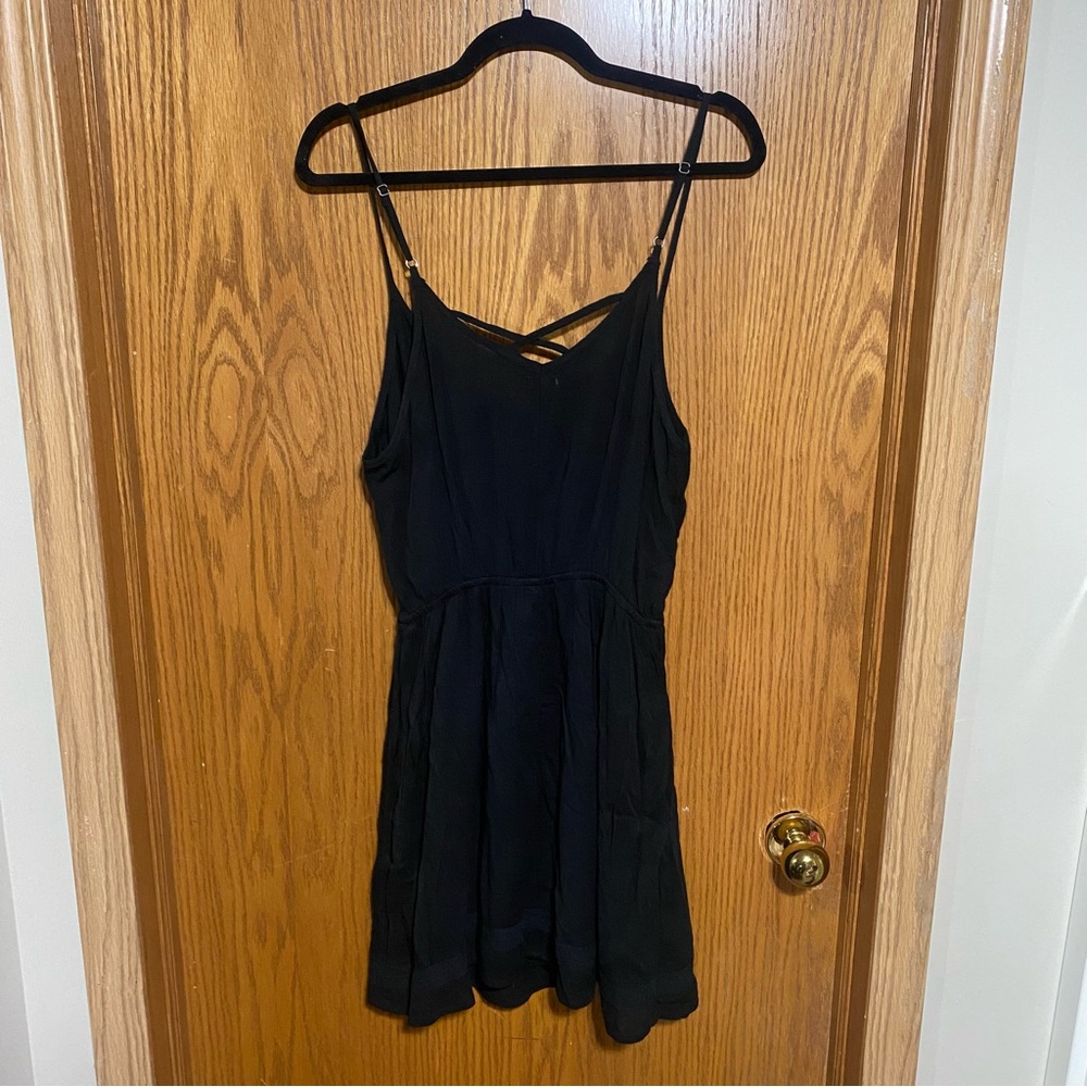 Printed Lace-Trim Skater Dress - Picture 3 of 4